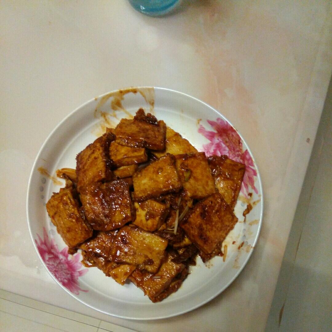 蚝油嫩豆腐