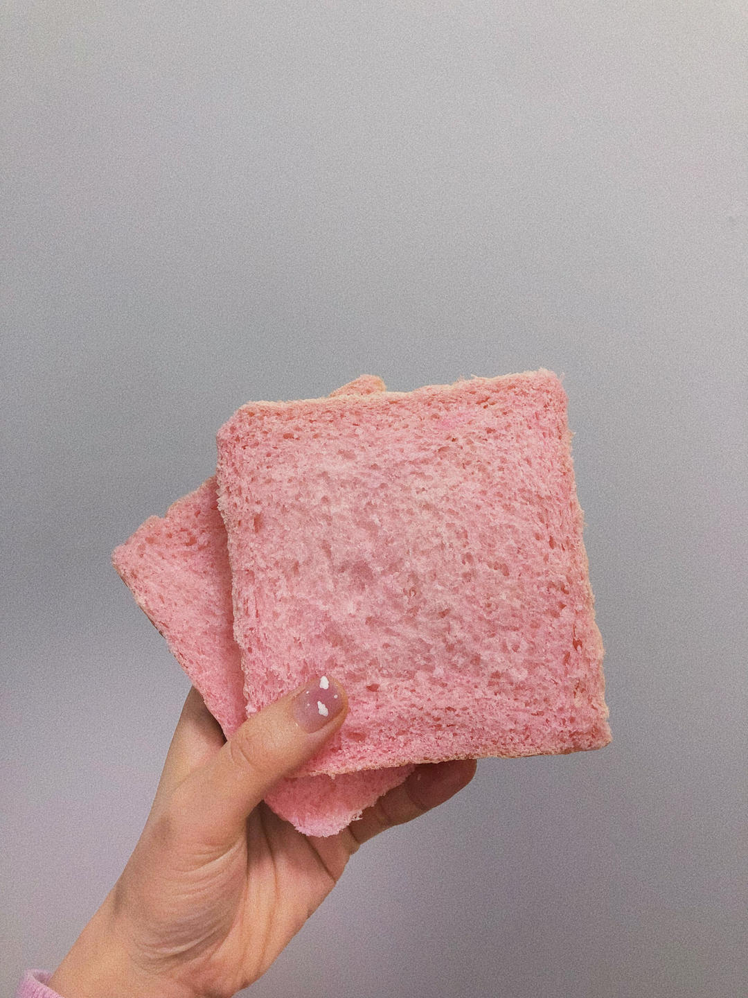 软到拿不起来的生吐司