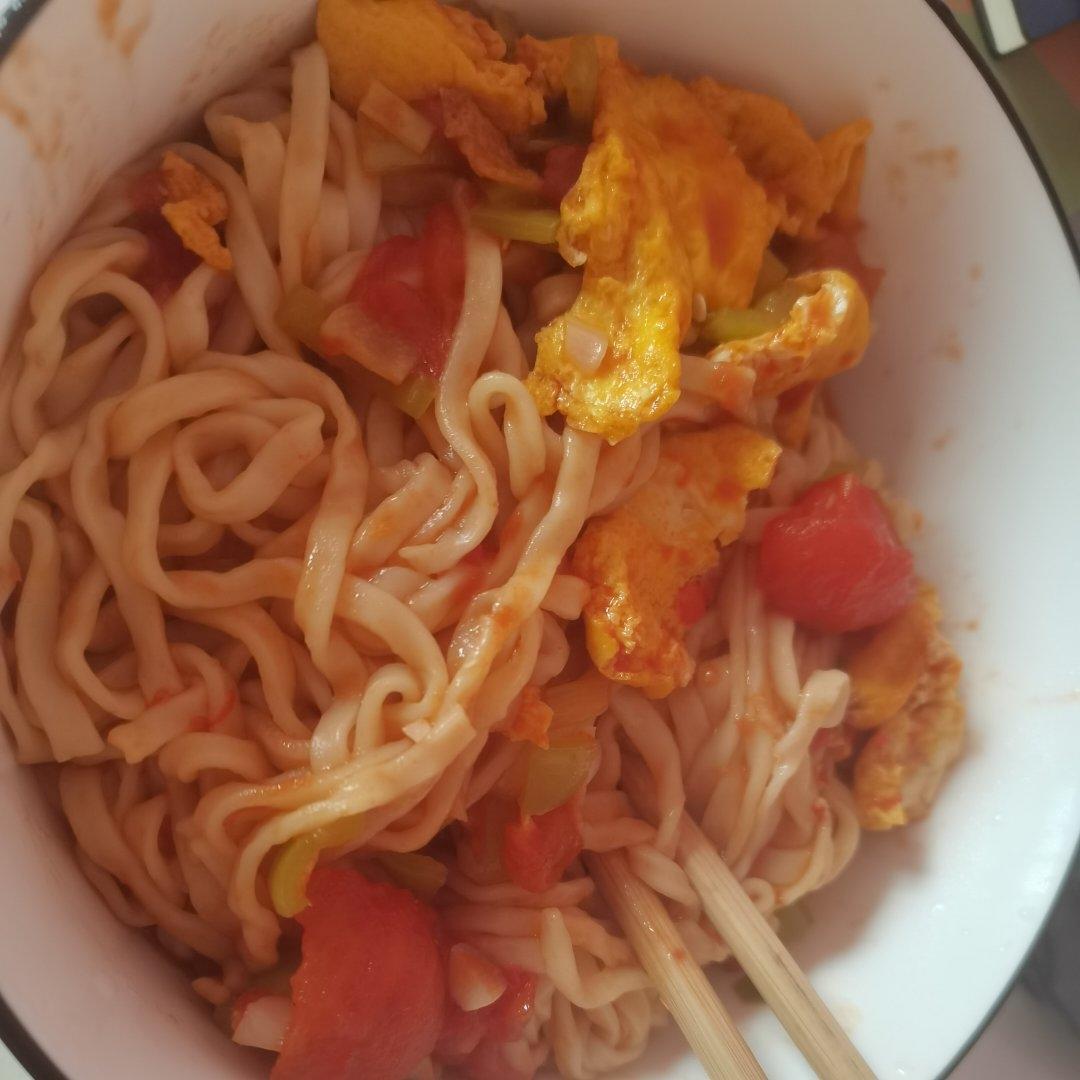 番茄鸡蛋打卤面