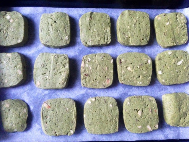 抹茶杏仁饼干