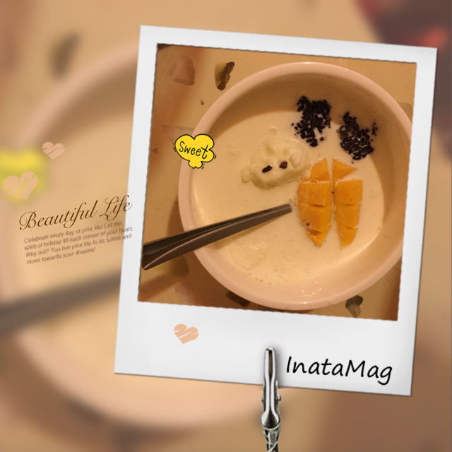 芒果白雪黑糯米甜甜