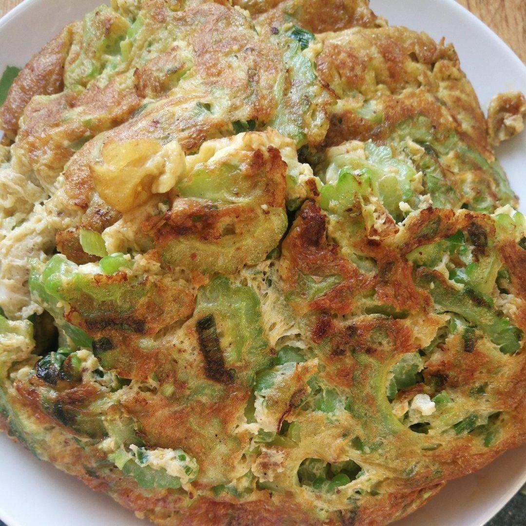 苦瓜鸡蛋饼