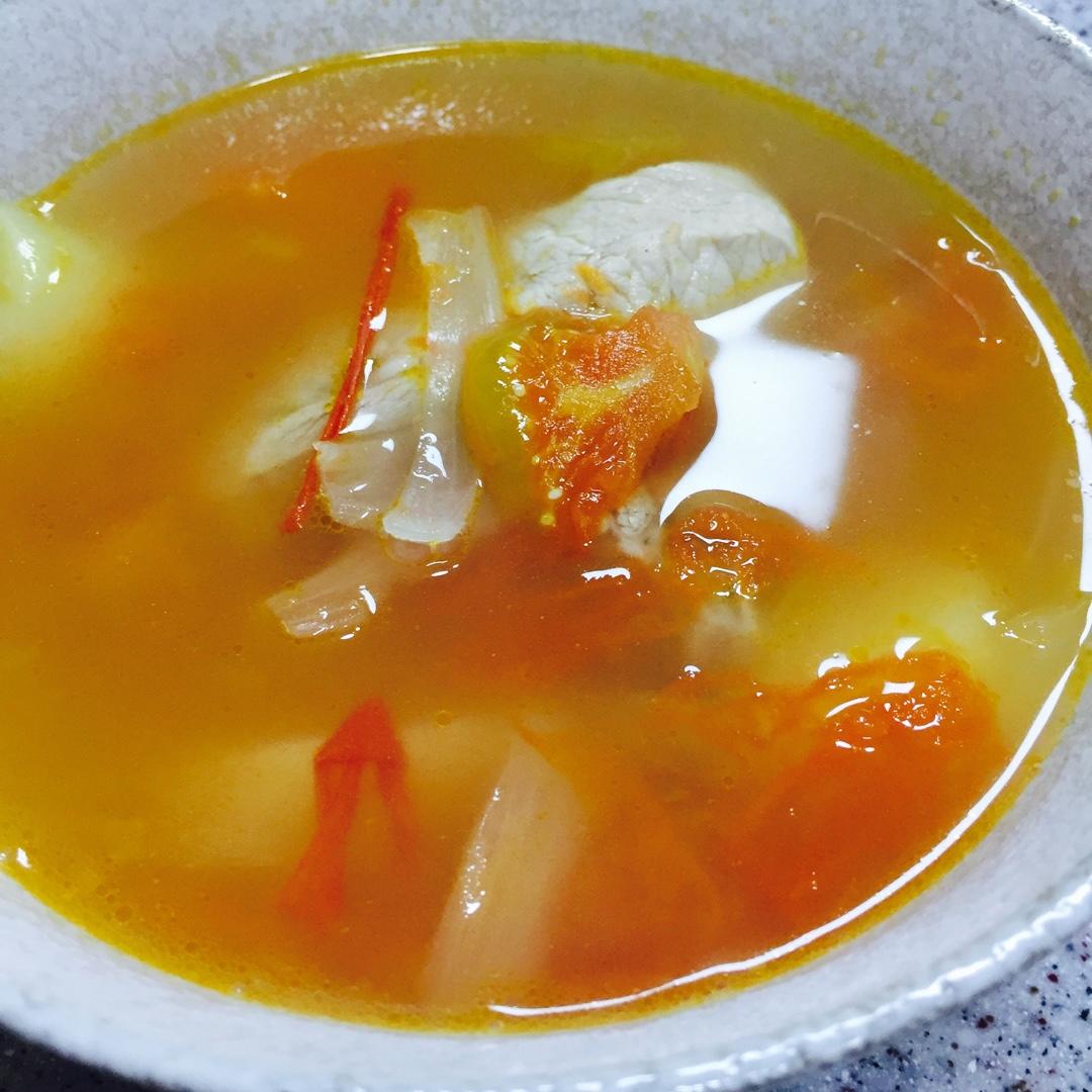 番茄土豆排骨汤