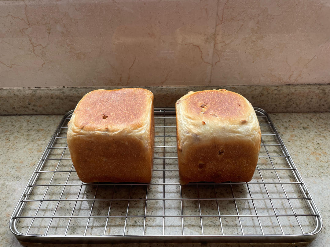 玫瑰核桃小土司