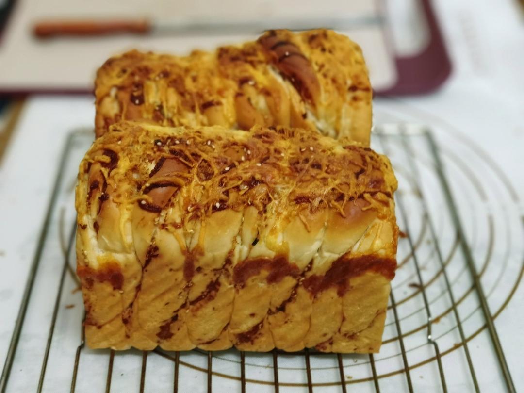 肉松吐司【超多料香爆马苏里拉】