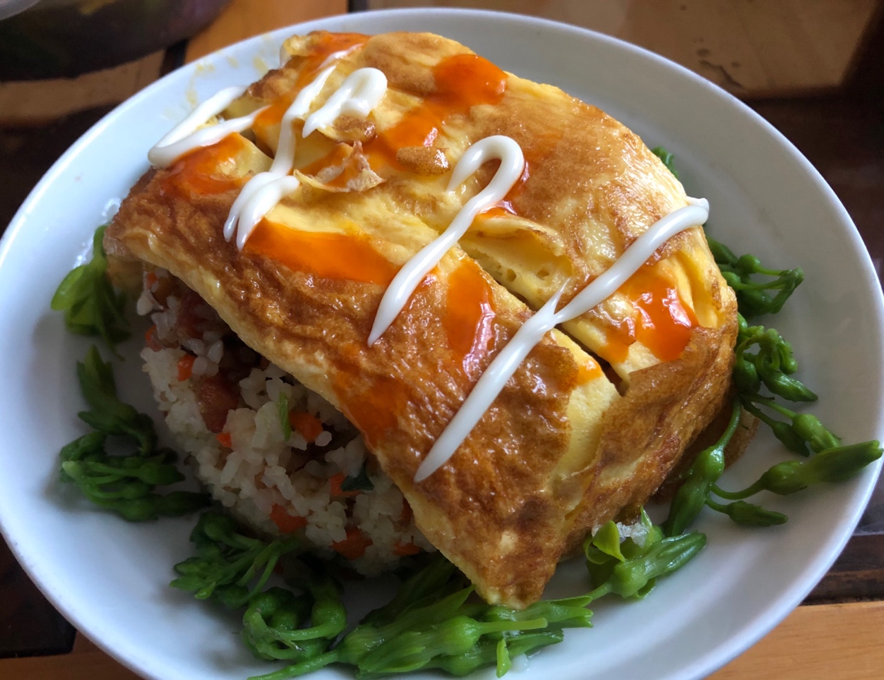 上弦月8做的手把手教你做日式流心蛋包饭详细视频教程