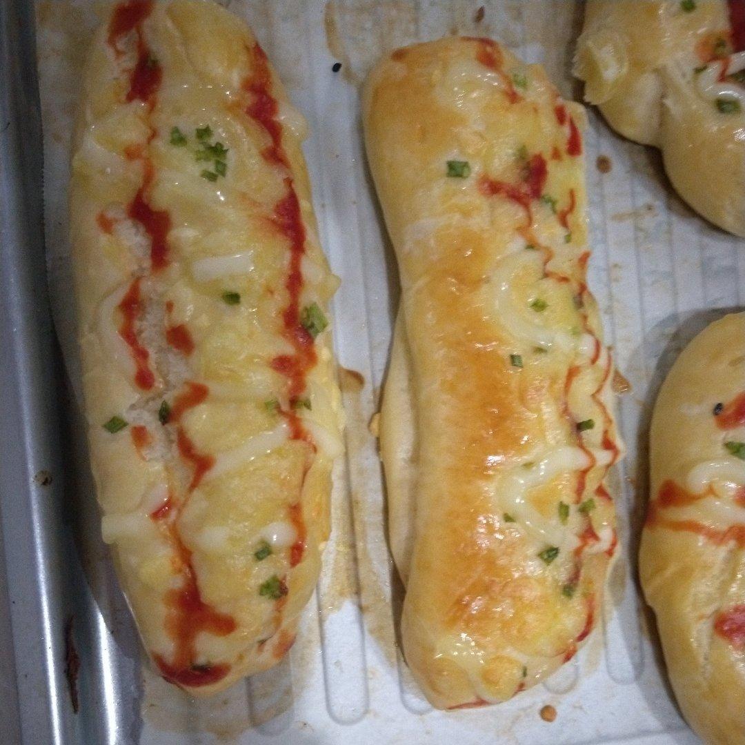 葱香芝士培根面包