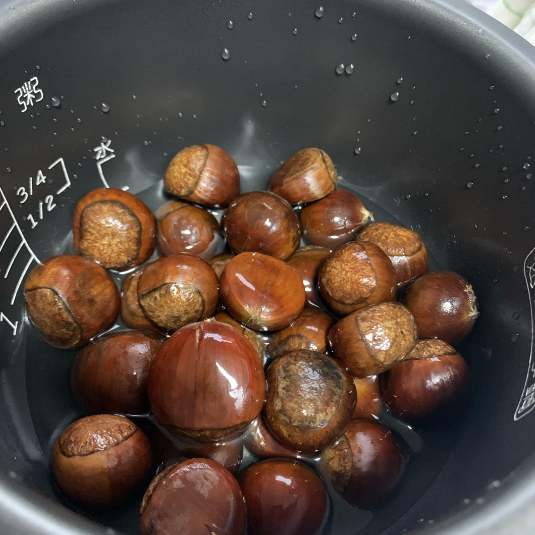 超简单电饭煲糖炒栗子🌰