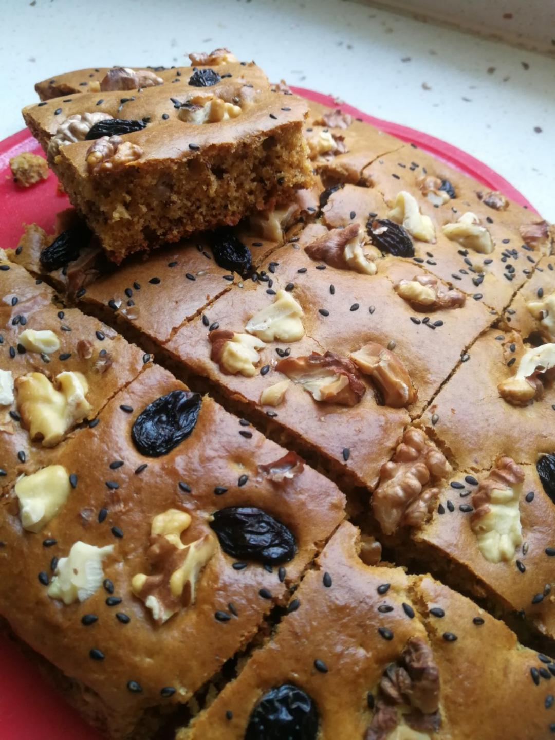 香蕉核桃蛋糕（低油少糖健康版）