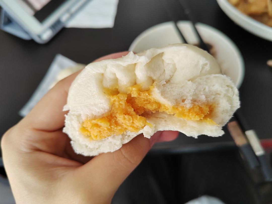 健康红薯奶黄包