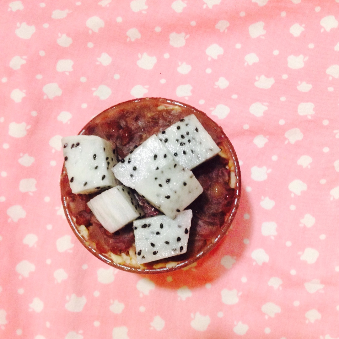 奶香燕麦红豆沙