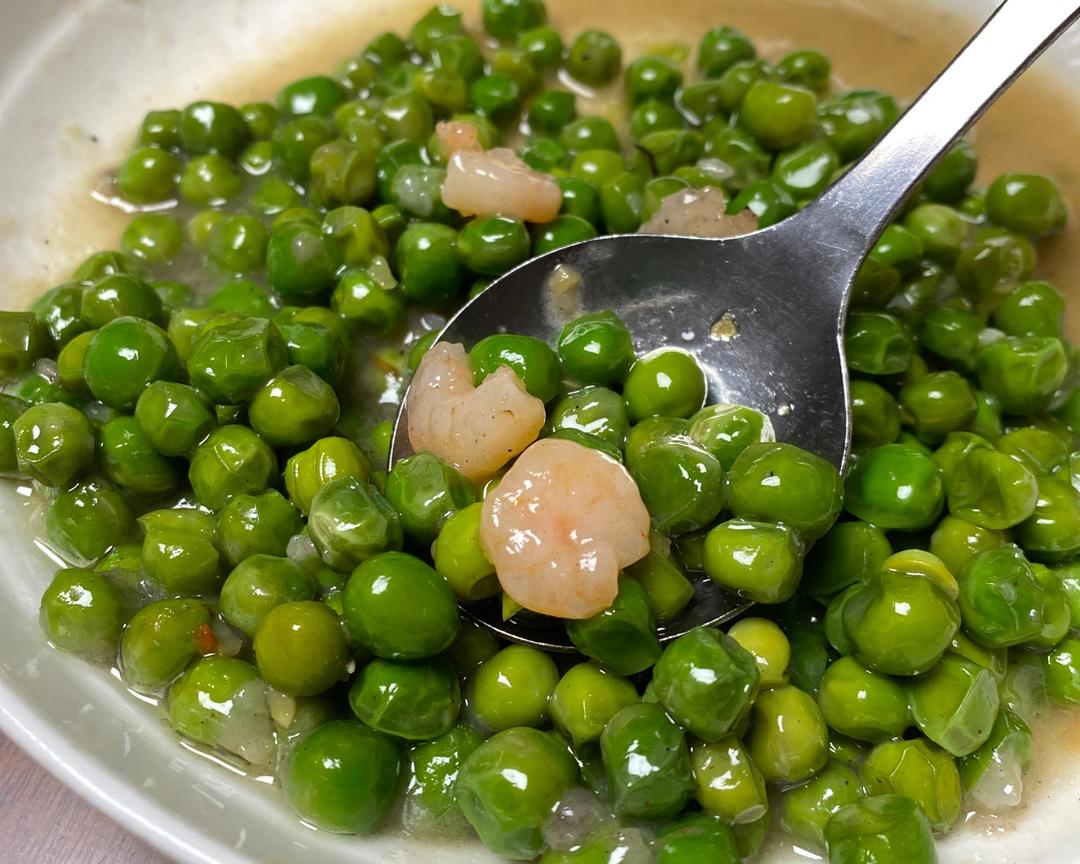 饭扫光-青豆虾仁的做法