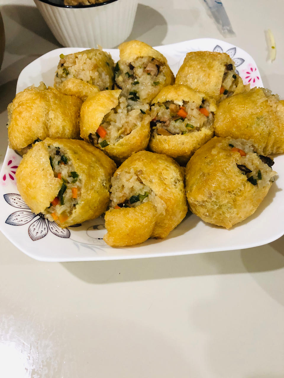 客家糯米豆腐酿