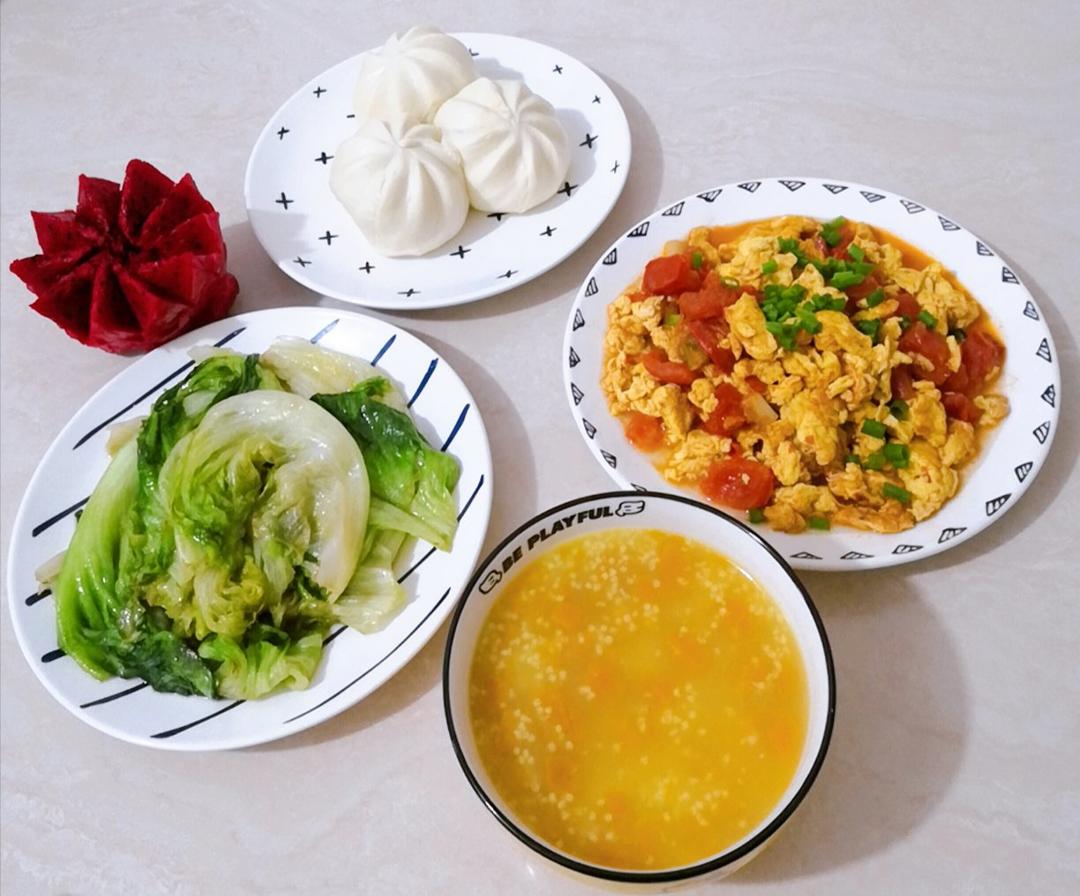 2020年兔兔和心心的❤️早餐