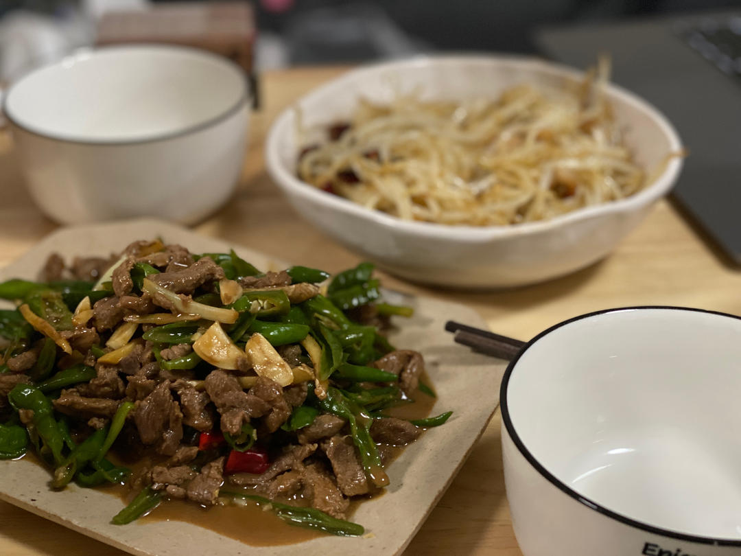 青椒炒牛肉