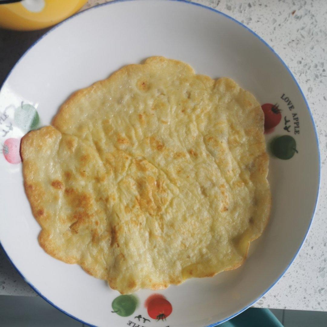香蕉牛奶鸡蛋饼——免糖少油版