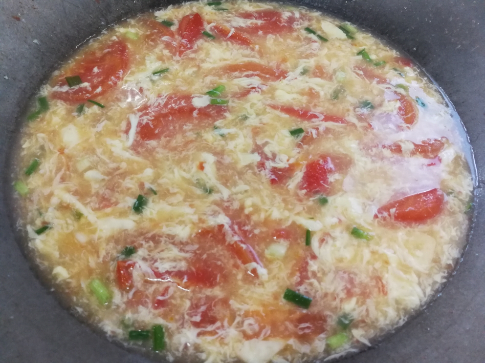 番茄鸡蛋汤的做法 步骤16