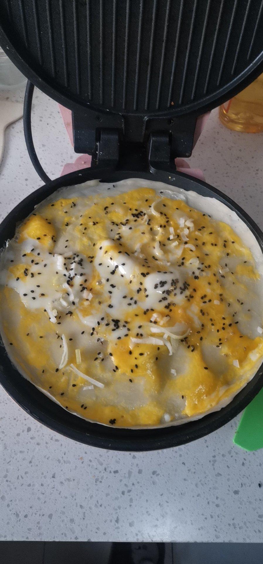 煎饼-自觉完美的煎饼（电饼铛美食）