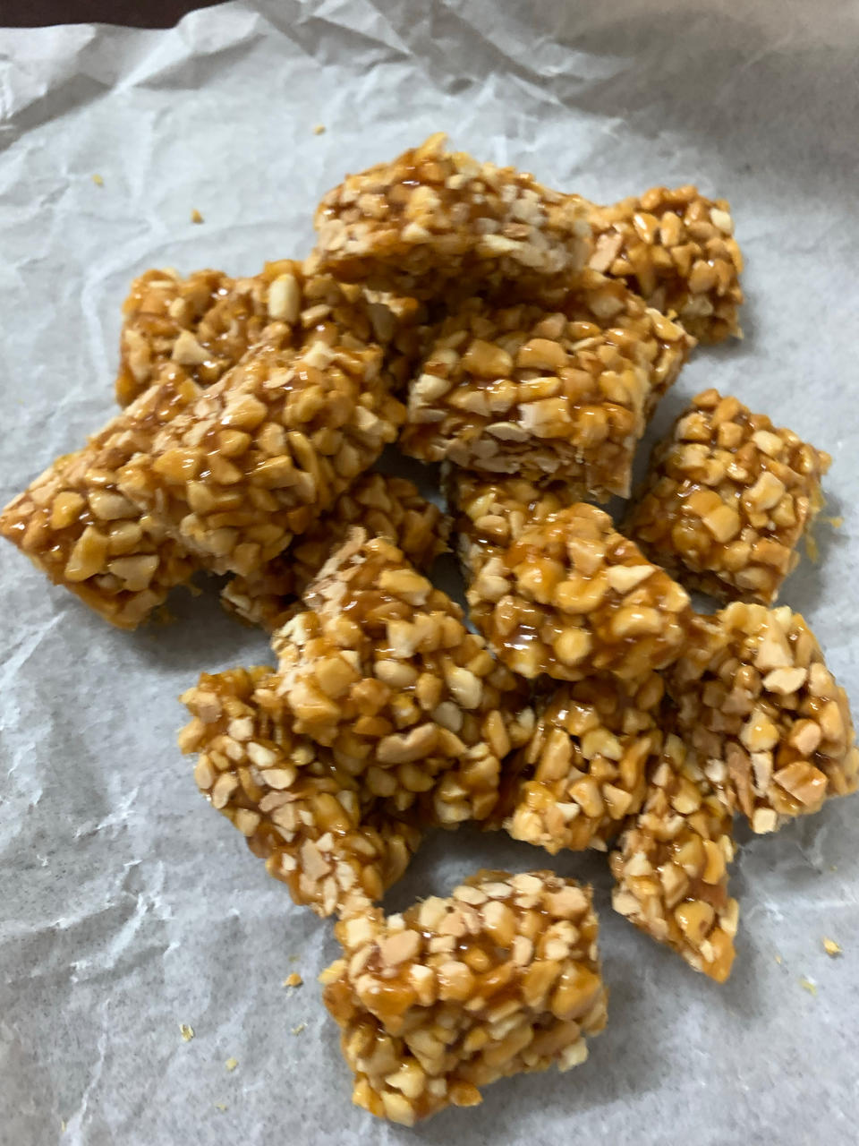 无水无油香脆花生糖