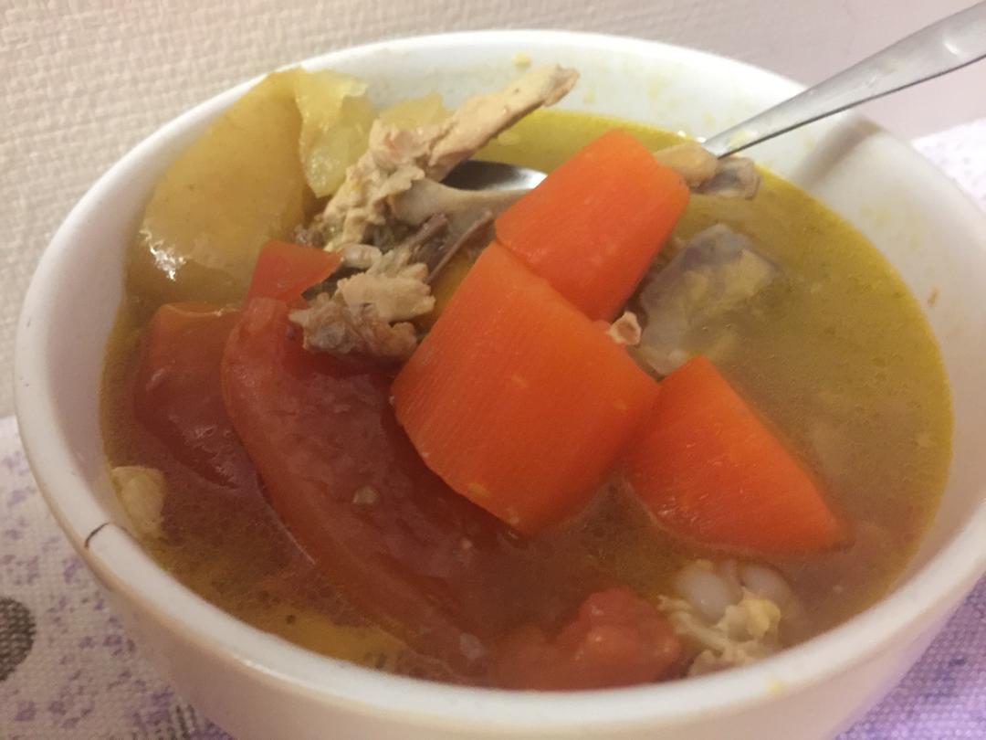 驱走感冒的维c鸡汤