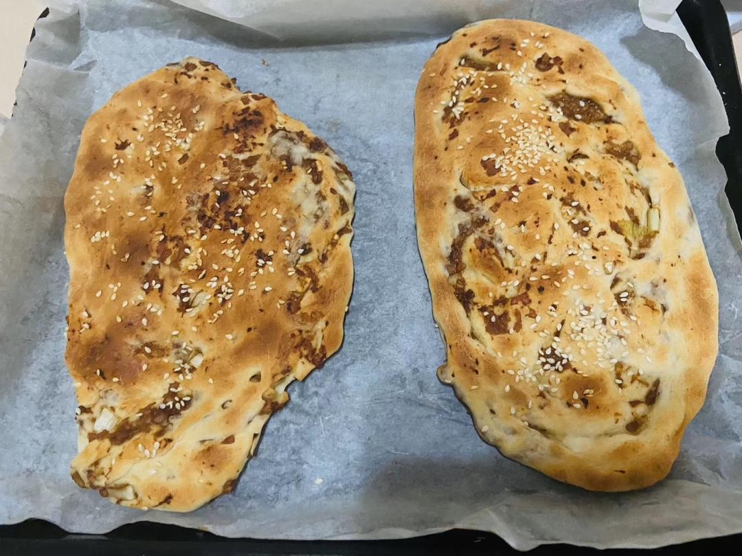 家庭烤箱版鲜肉锅盔
