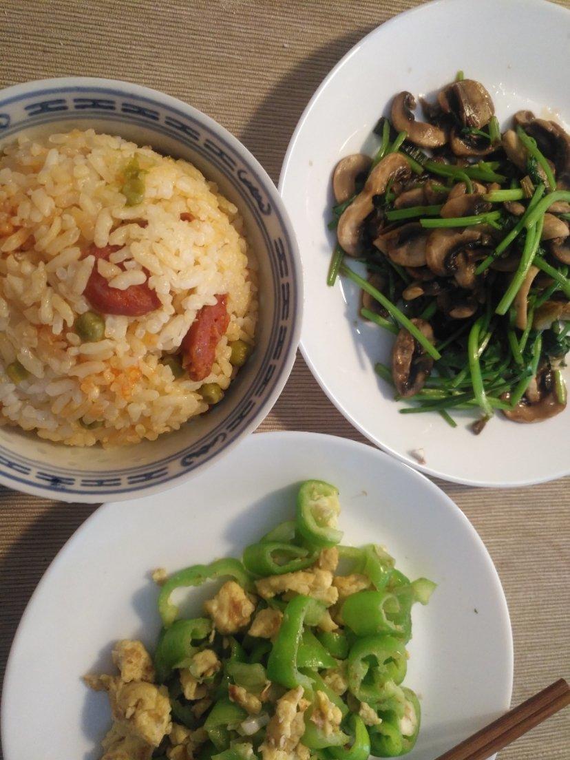 超鲜甜的炒口蘑