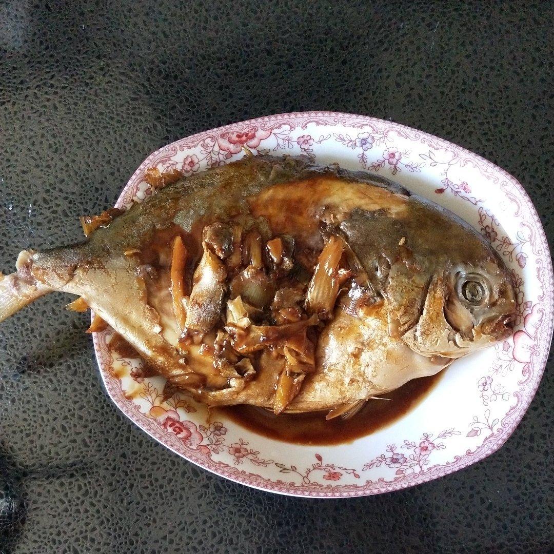 家常红烧扁鱼