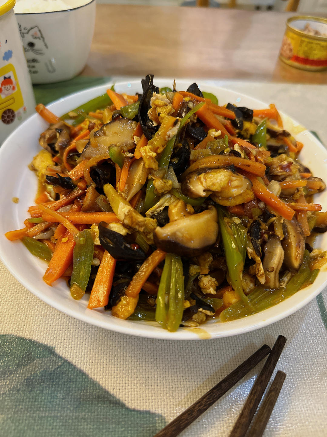 下饭菜鱼香鸡蛋
