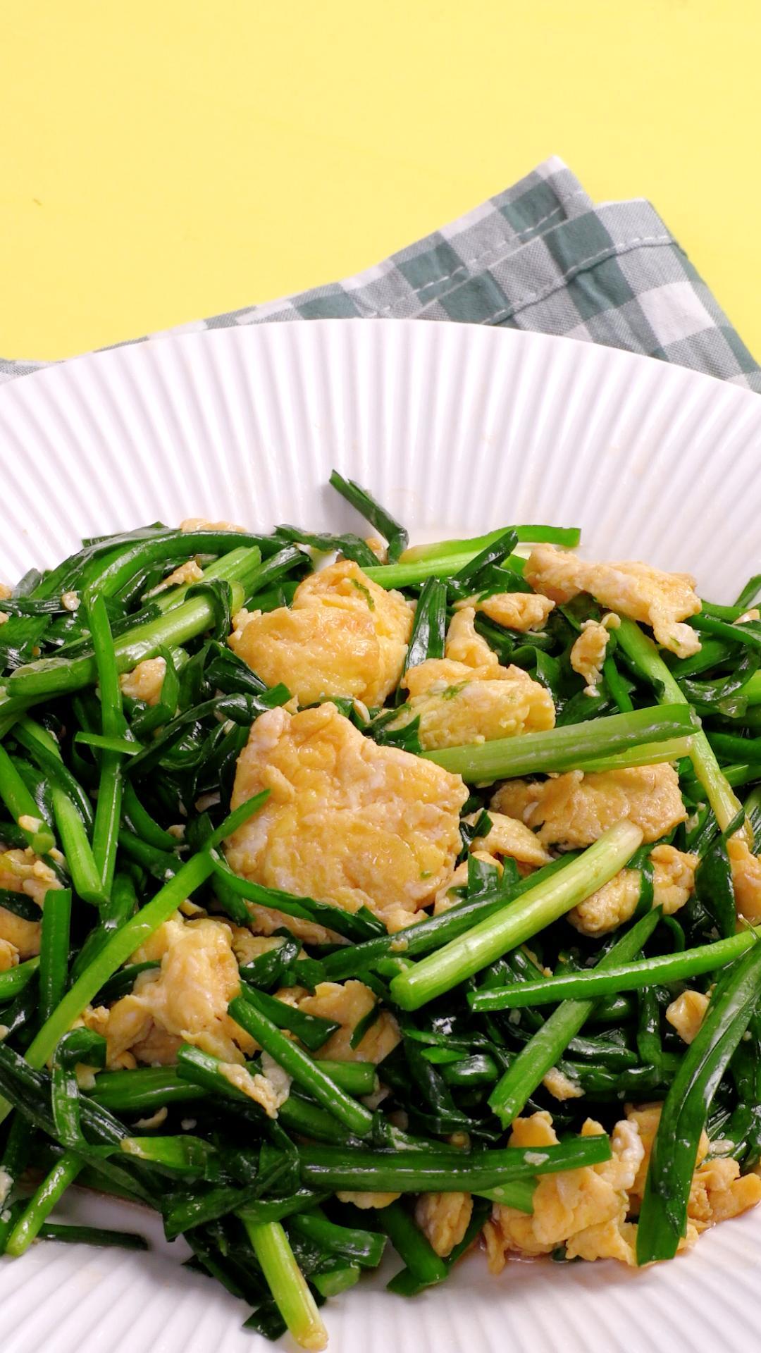 韭菜炒鸡蛋的做法