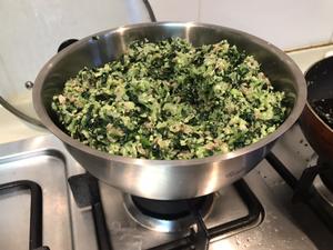 超好吃的青菜豆子油渣馄饨馅的做法 步骤9