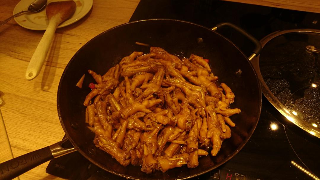 香辣烧鸡爪