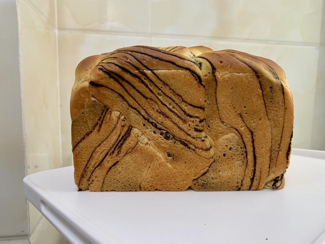 巧克力大理石纹面包（中筋粉）