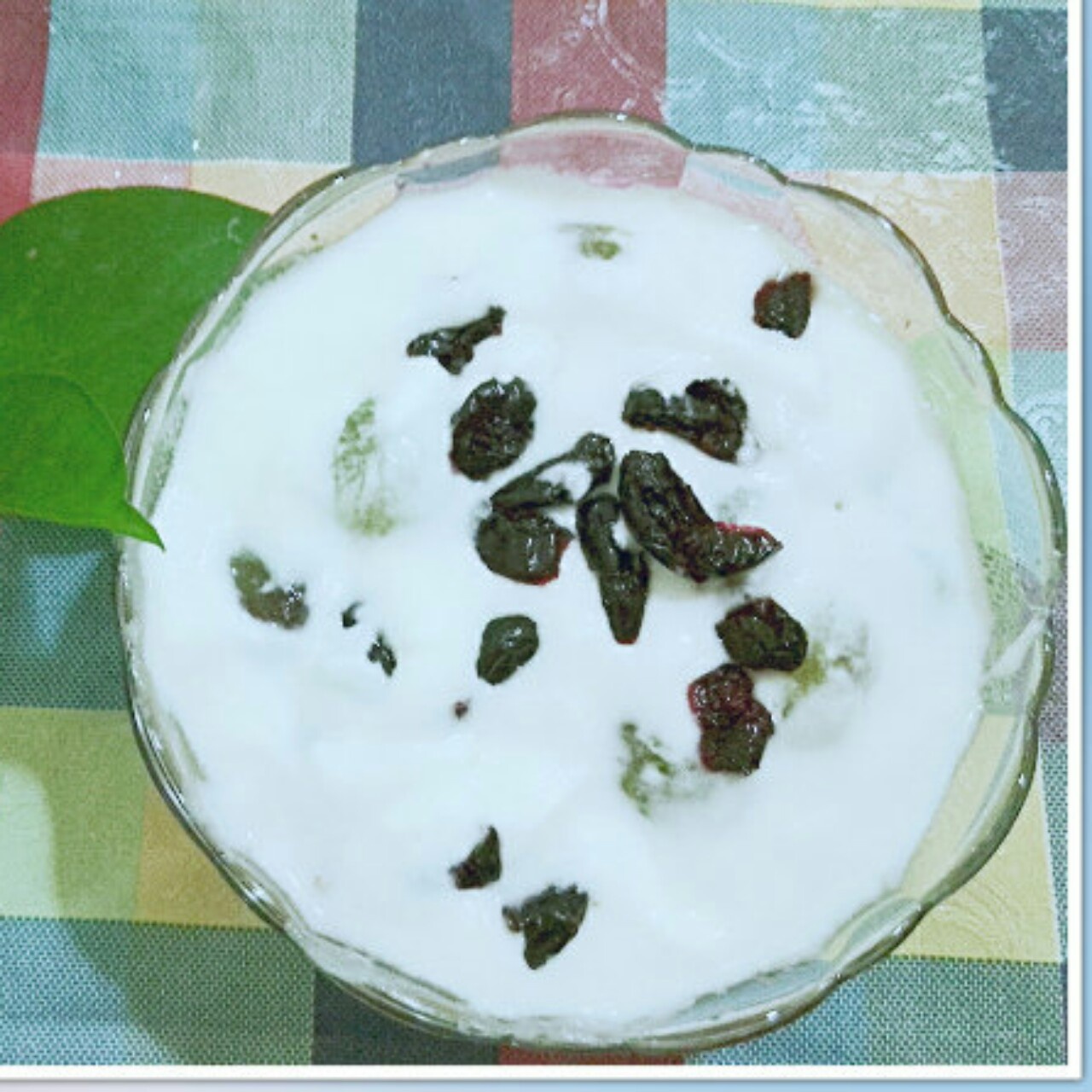 疏影_s8mz做的葡萄酸奶