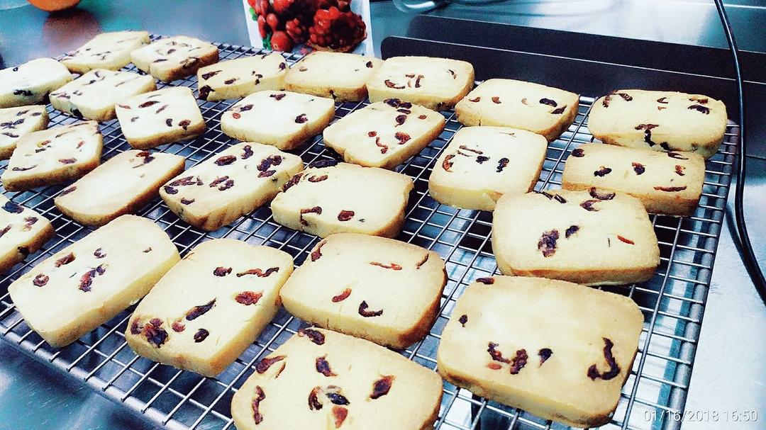 蔓越莓饼干（君之配方改良，易操作版）
