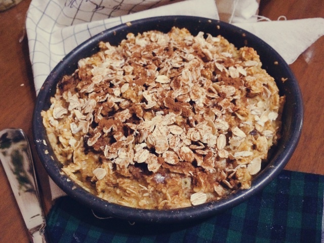 Baked Oatmeal Breakfast 早餐烤燕麦