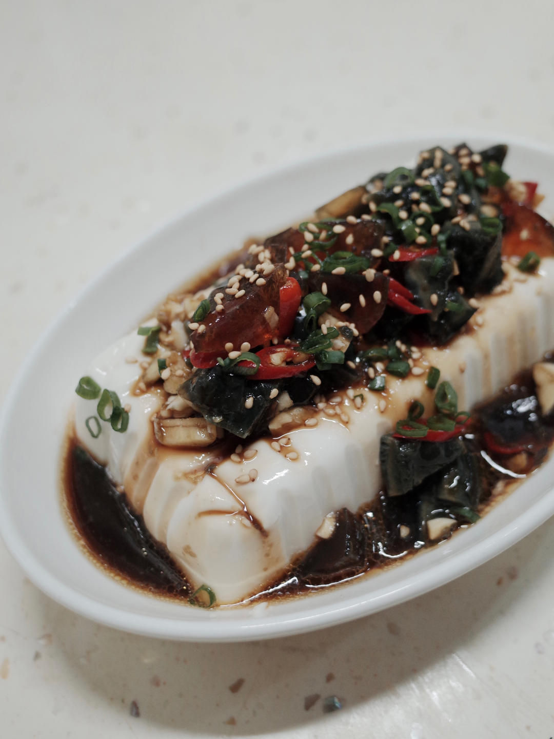 皮蛋豆腐