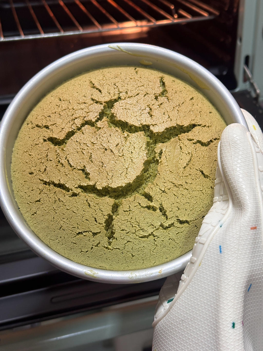 快手好用的抹茶戚风蛋糕胚6寸/8寸