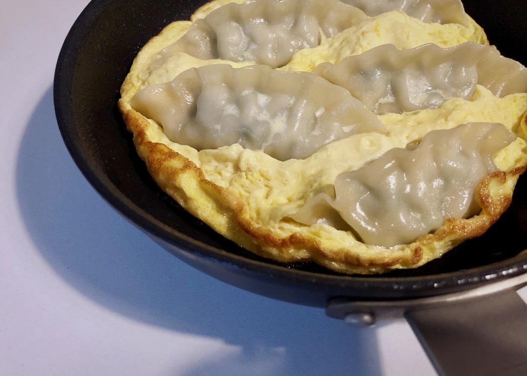 懒人快手抱蛋煎饺