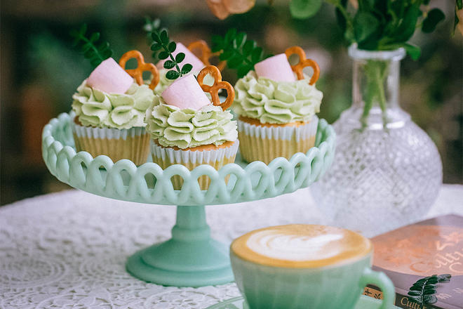 木糖醇斑斓奶油Cupcakes杯子蛋糕C94的做法