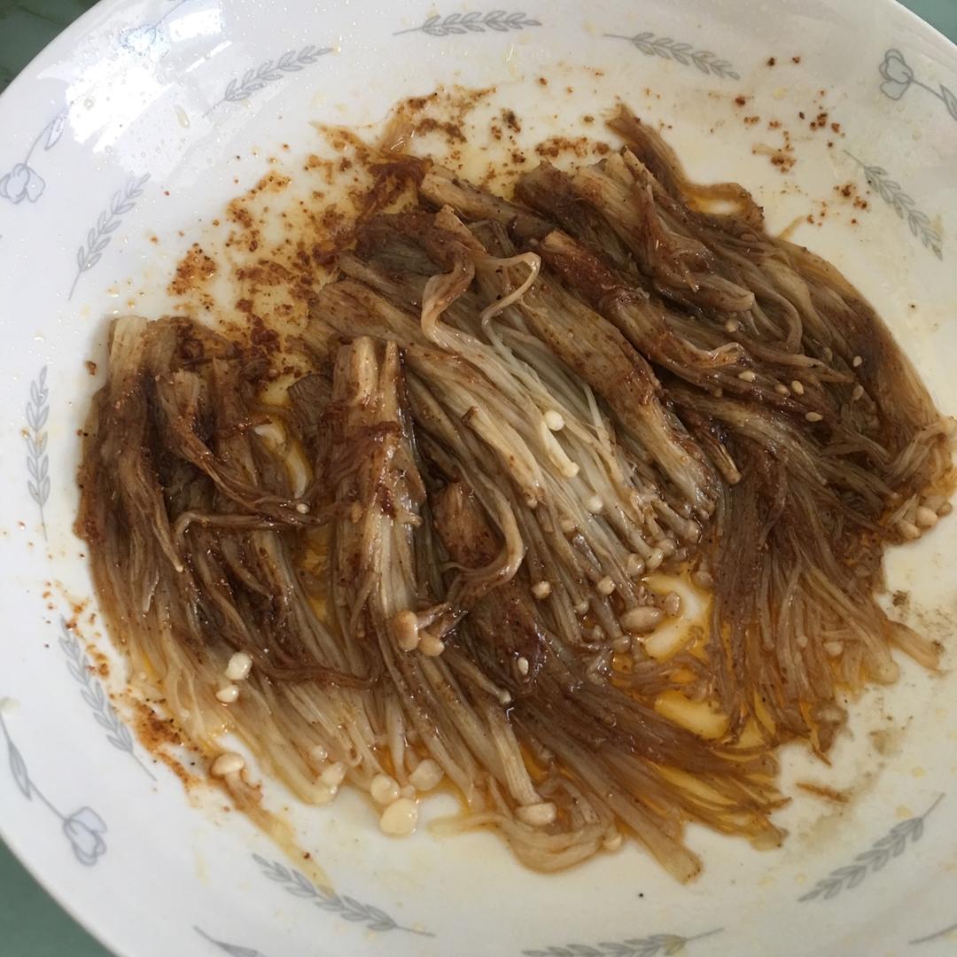 微波炉金针菇