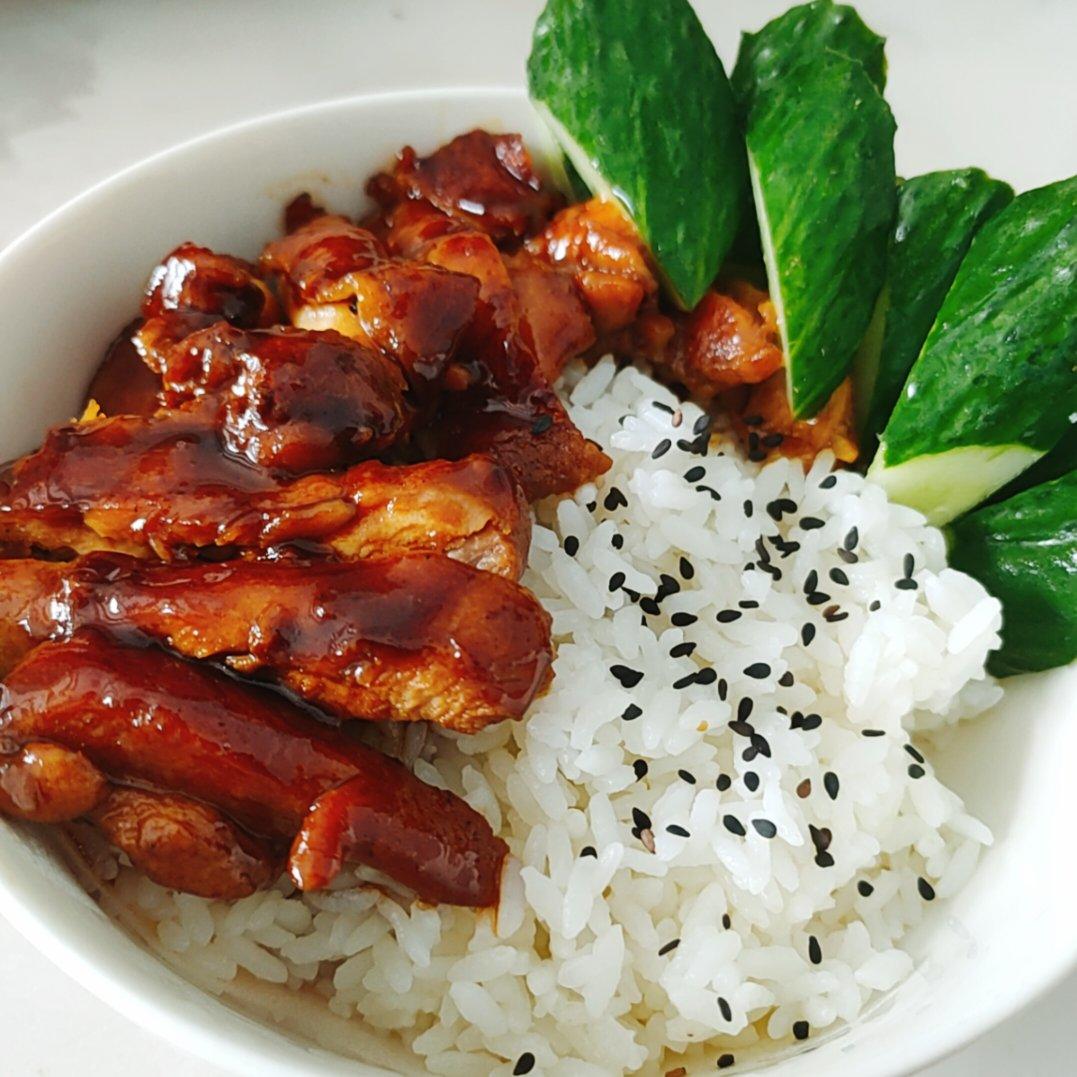 照烧鸡腿饭