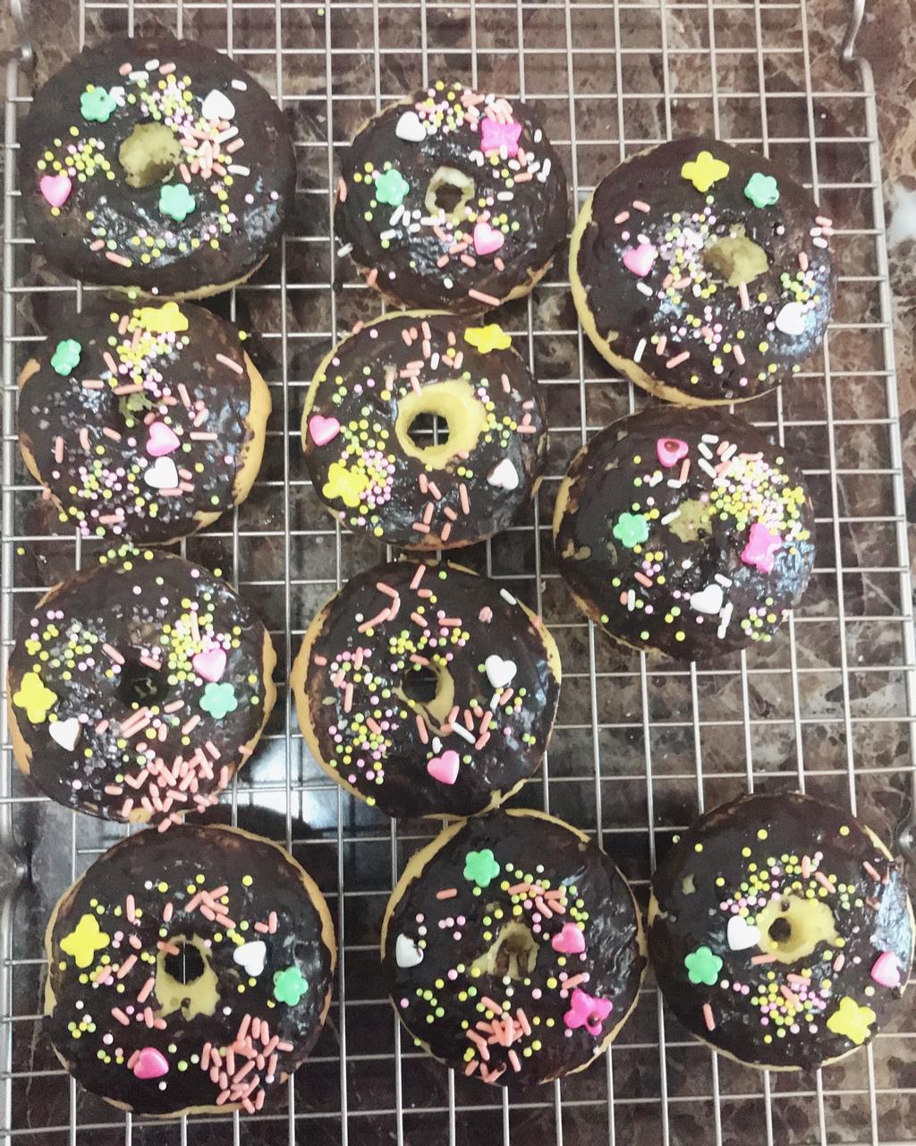 烤箱版甜甜圈