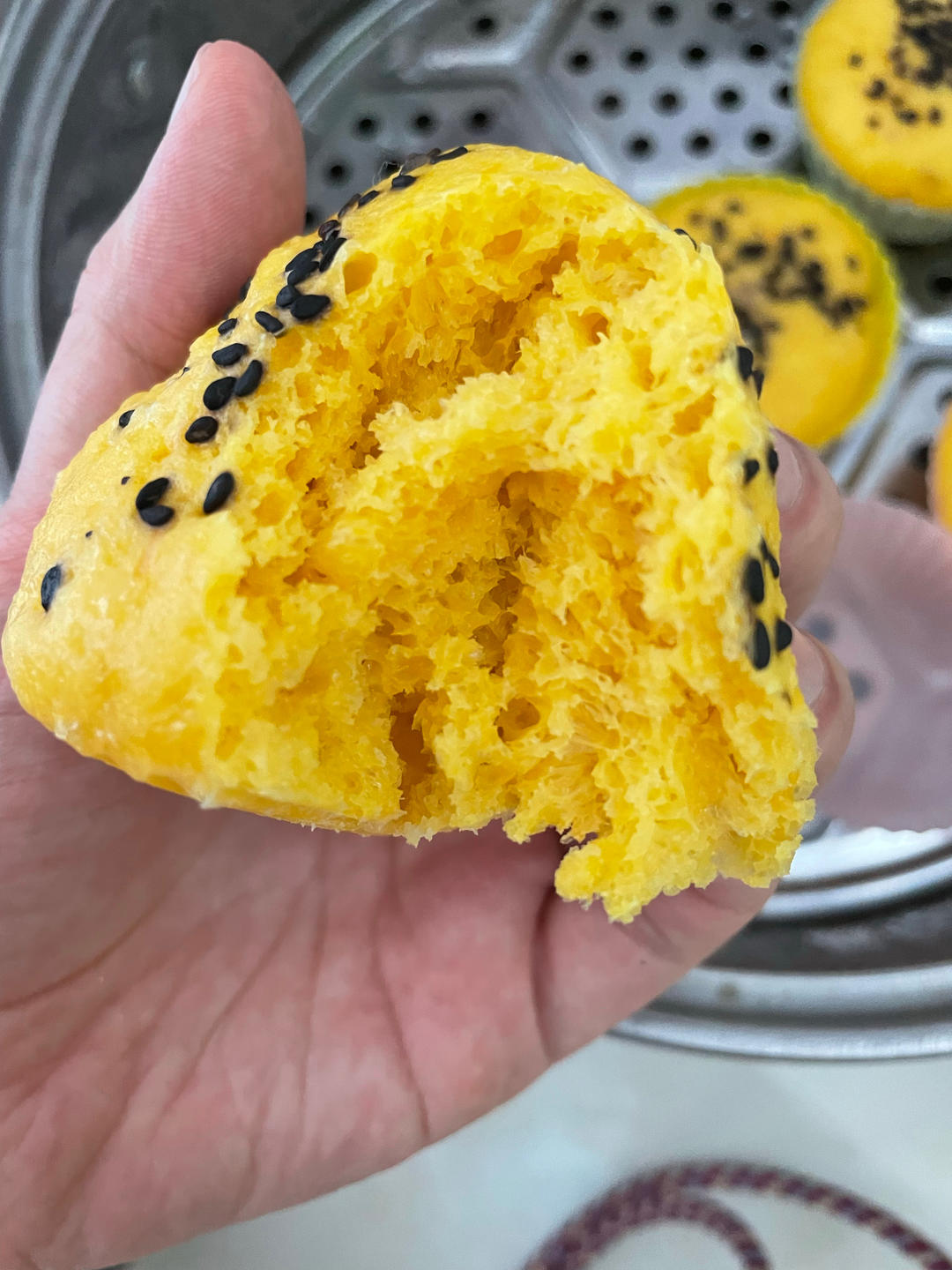 新手也能一次成功的南瓜发糕(宝宝辅食)