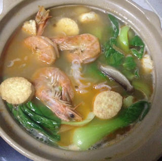 【虾仁日本豆腐煲】超鲜！