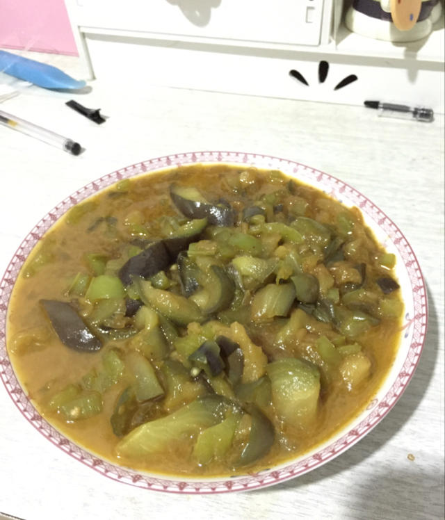 清炒茄子（少油版+视频）