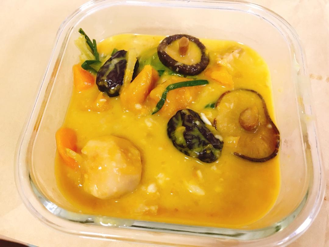 椰汁香芋南瓜煲