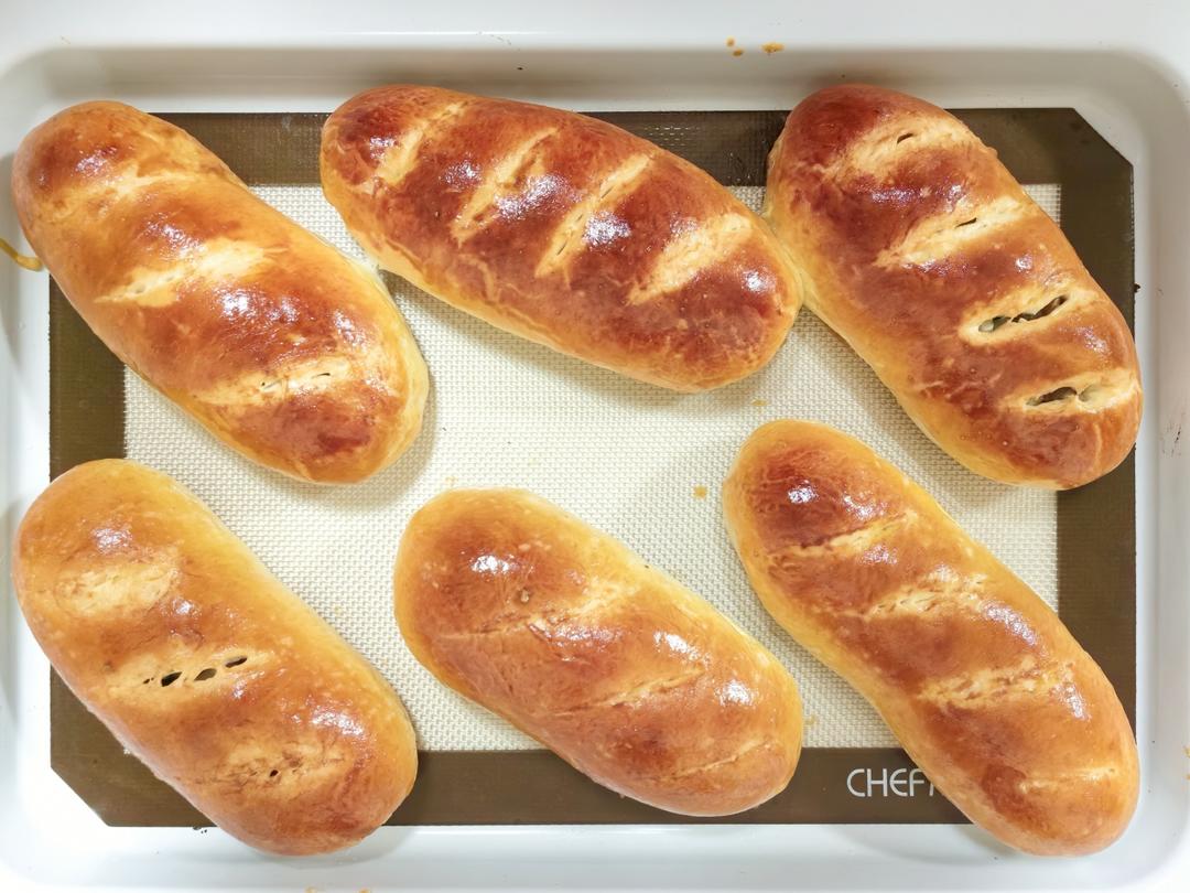 迷你列巴🥖一次发酵小面包