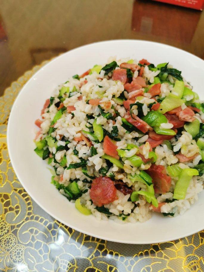 香肠青菜饭