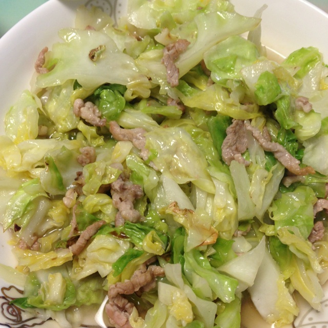 清炒包菜