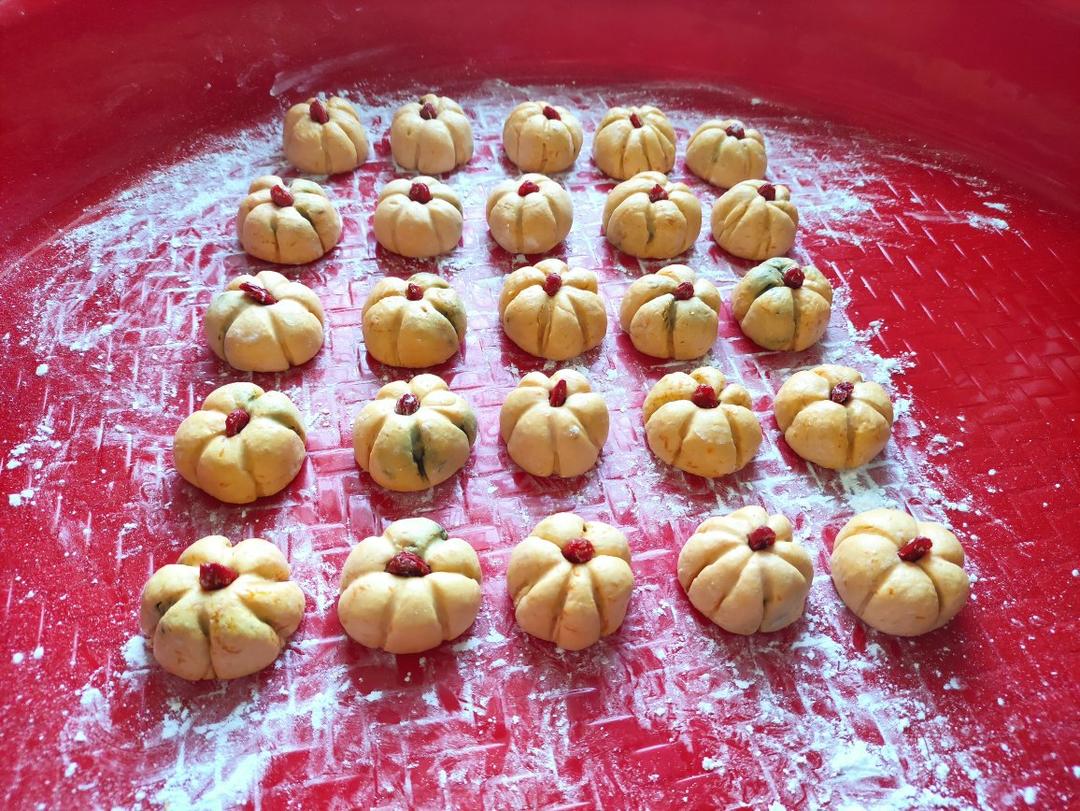 南瓜糯米粉豆沙包